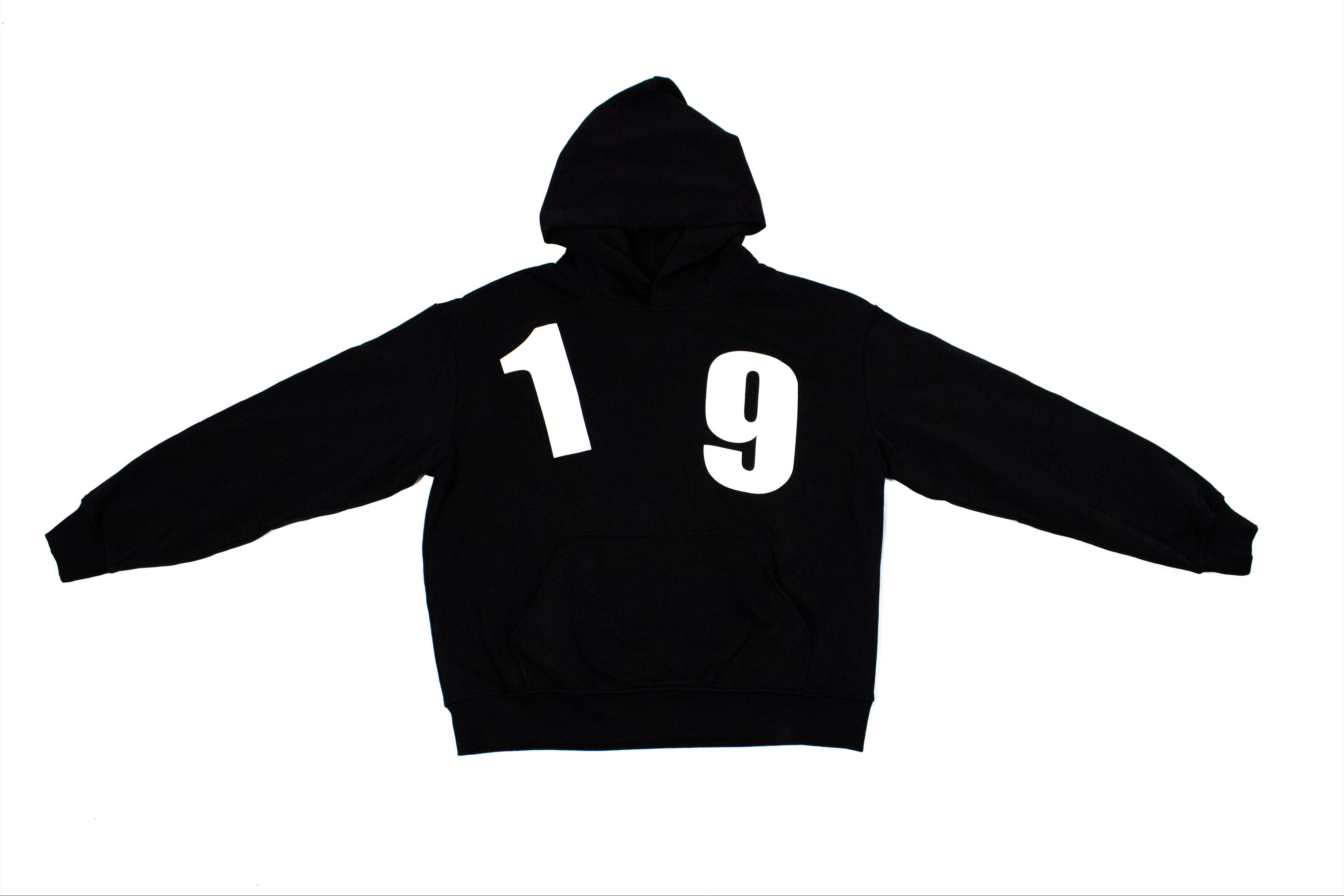 1985 Jet Black Hoodie