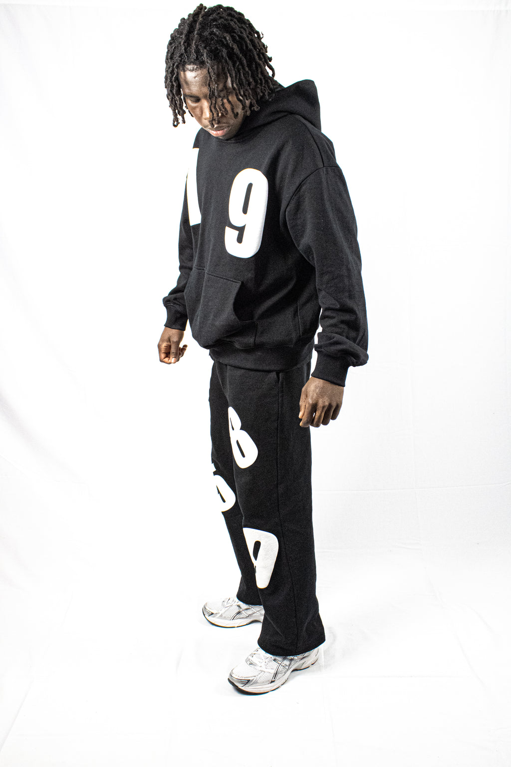 1985 Jet Black Hoodie