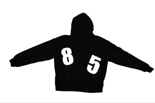1985 Jet Black Hoodie